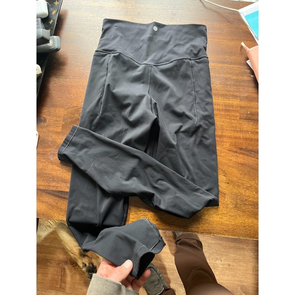CALIA by Carrie Underwood High Rise Athletic Leggings with Side Pockets in Black - Picture 2 of 3